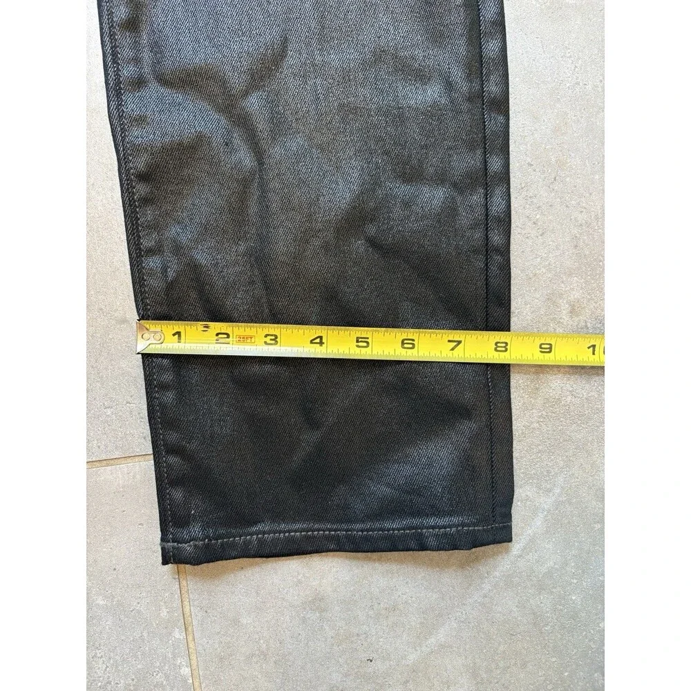 True Religion Men's Geno Coated Relaxed Slim Jeans 33X33